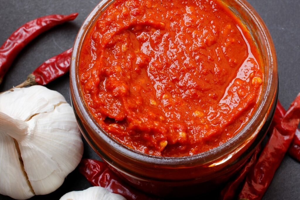 red garlic chutney